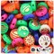 BeadTin Opaque Mix 13mm Coin Plastic Beads - Gold Celestial Designs (30pcs)